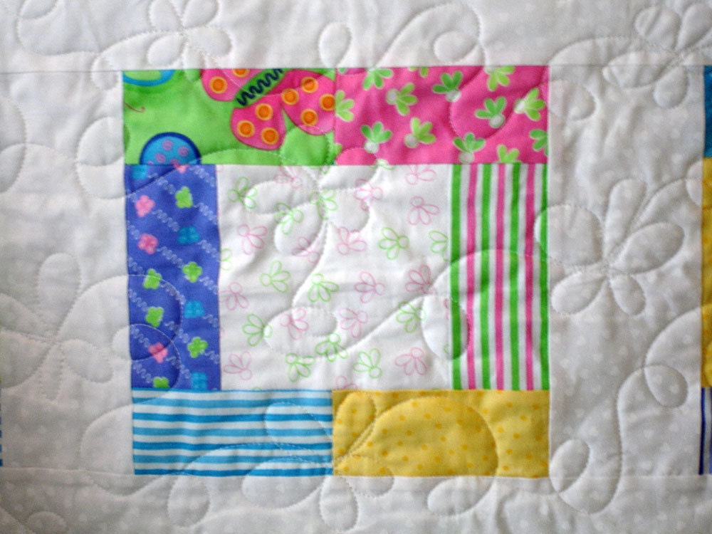 Baby/Crib/Toddler Quilt -  Butterfly Fling