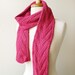 Luxurious Knit Scarf - Honeysuckle Color - Baby Alpaca and Silk - Fall Fashion