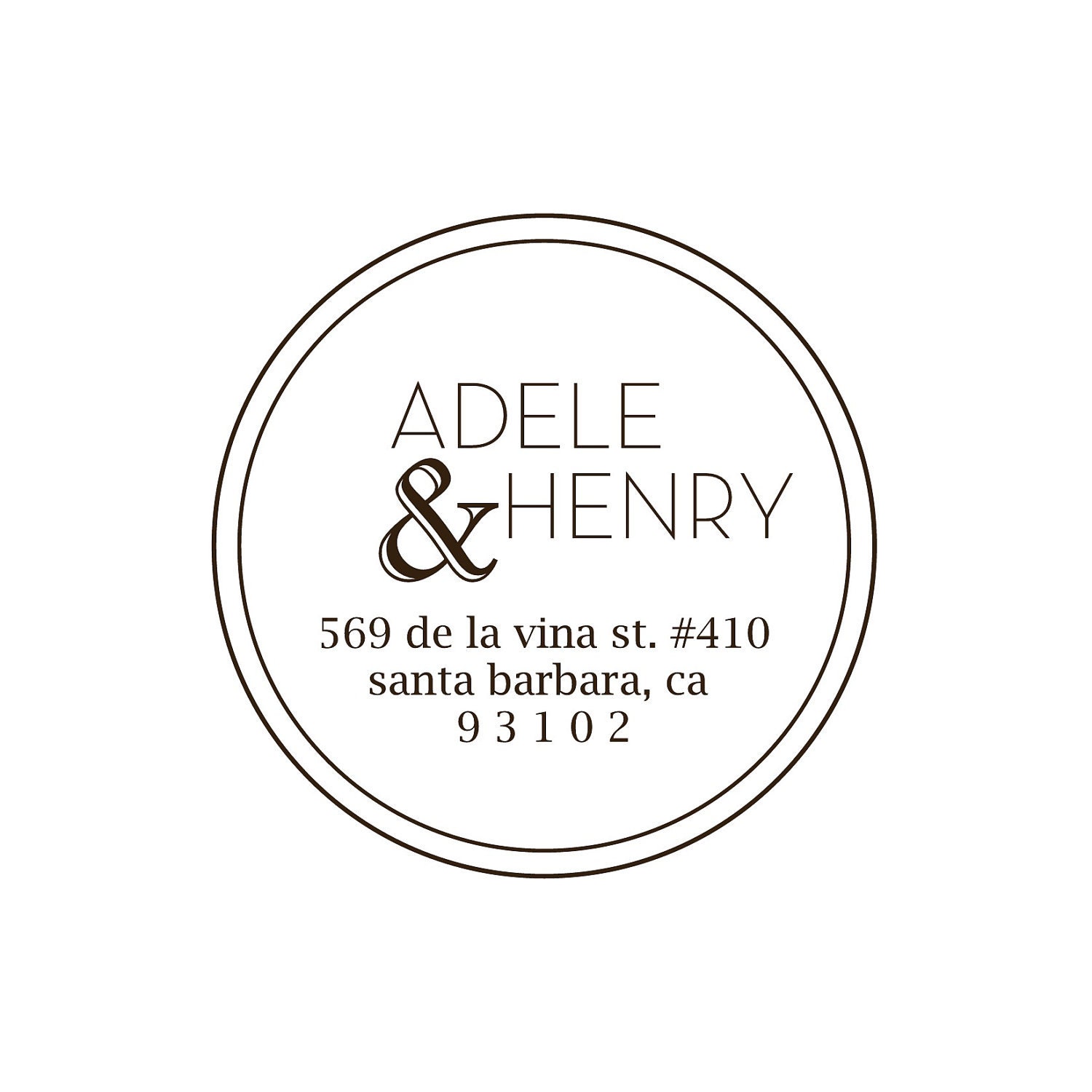 BEST SELLER- Custom Address Stamp , Personalized Rubber Stamps -569
