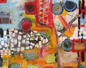 New World Order  ORIGINAL PAINTING by Michelle Daisley Moffitt