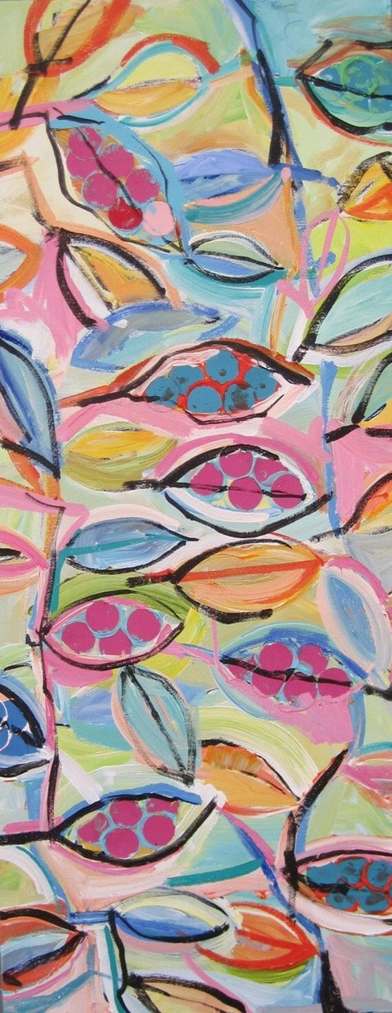 Patterned Leaves   ORIGINAL PAINTING