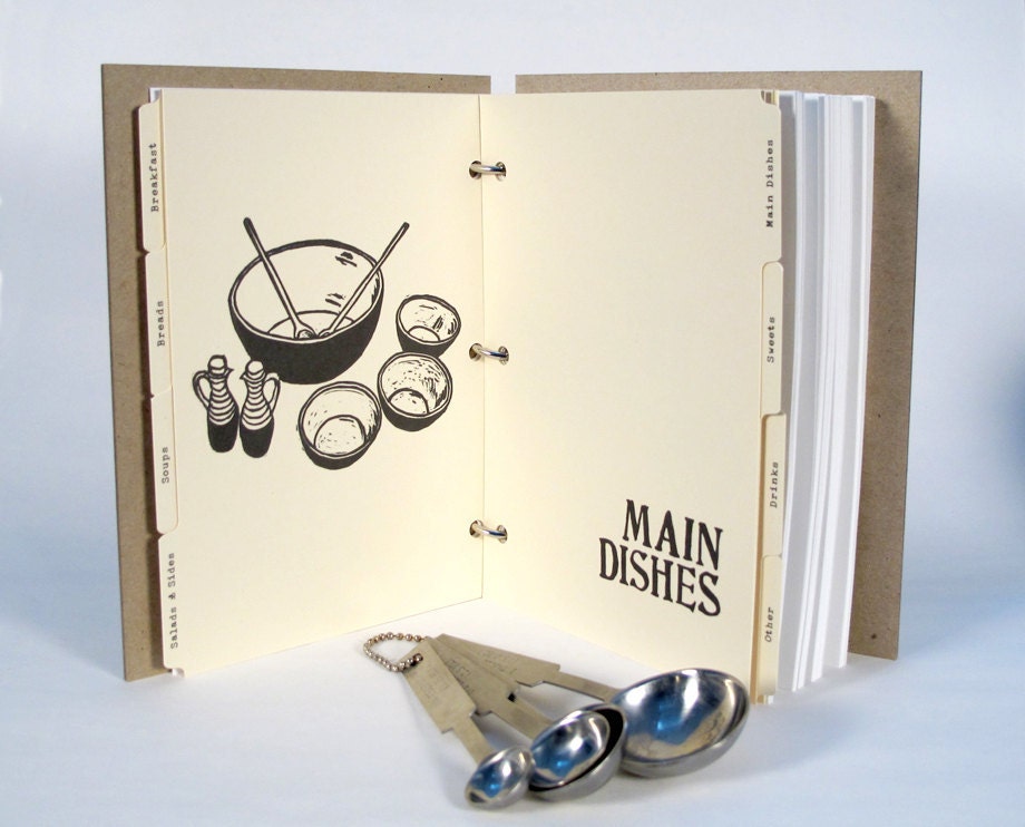 Blank Recipe Book (5 in. x 7 in.) - Size No.2