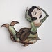 Paper Puppet Doll Mermaid Fish Lady
