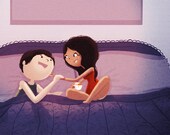 Couples Gift, Romantic Couple, Bedroom Decor, Love Art Print - "You said you didn't want any" - Art Print 13x19