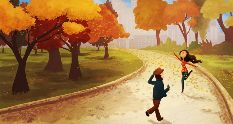New York Art, New York Art Print, New York City Prints, Art New York - "Central Park" - 13x19