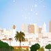 San Francisco Art, Dolores Park Art, California, Wall Decor, Cityscape - "Simple Pleasures" - Art Print 13x19