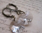 Chandelier Crystal vintage inspired earrings