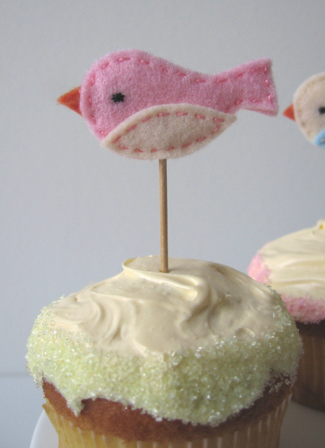 Little Birdie Cupcake Toppers