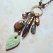 The Poet's Talisman Series - Come Now Luxuriant Graces - Sappho - Writer's Charm Necklace