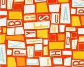 Letter fabric from the Aldo to Zippy collection - FREE US SHIPPING