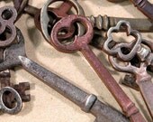 Wooden Skeleton Keys