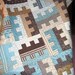 PDF QUILT PATTERN ....One Jelly Roll or Fat Quarters, easy and quick, Key to my Heart