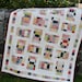PDF quilt PATTERN baby quilt and lap quilt sizes.... Uses Layer Cake, Jelly Roll or Fat Quarters ...Picnic in the Park