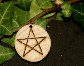 Hickory Pentagram Pendant