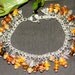 Amber Honey Bee Charm Bracelet