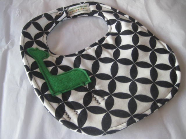 Green Giraffe Bib