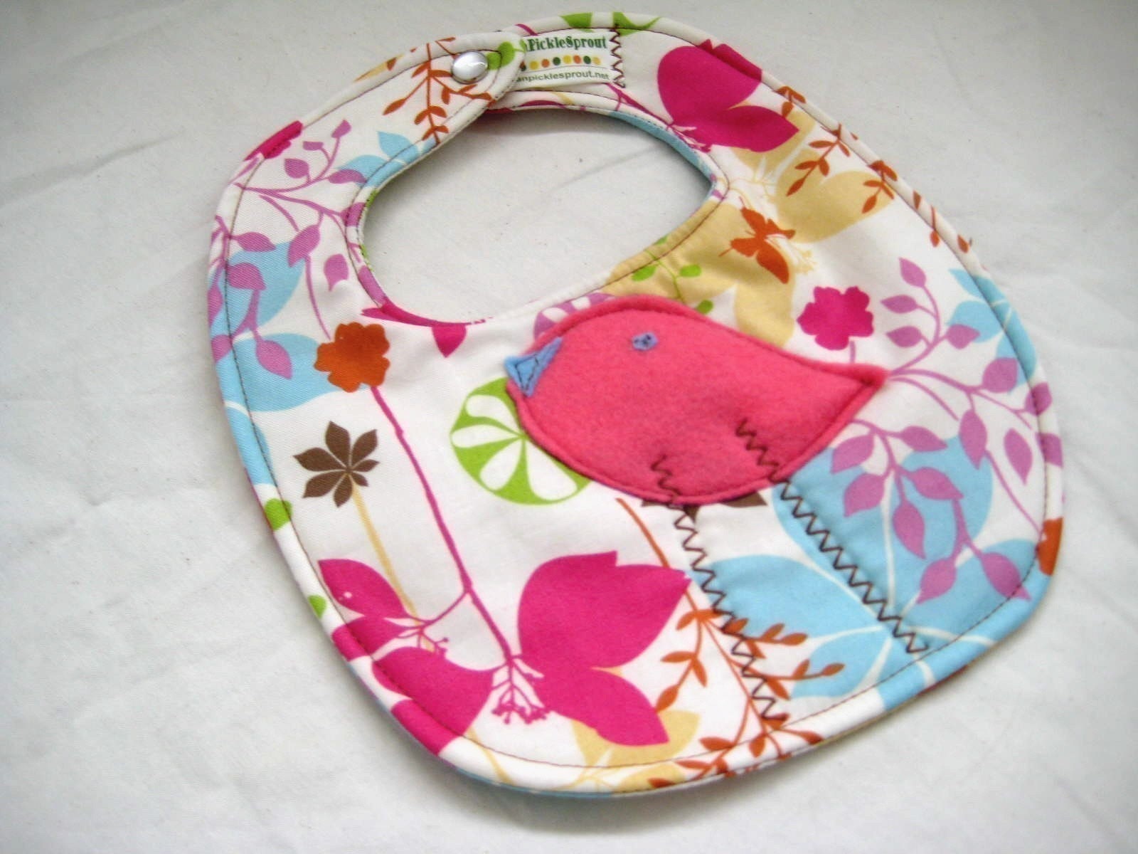 Girly Bird Bib