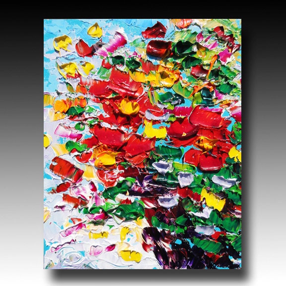 Flower Painting Original Oil Painting ART B. Sasik