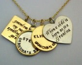 Hand Stamped Life Story Necklace for jennchristie