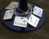 Personalized Sterling Wine Charms by donnaodesigns