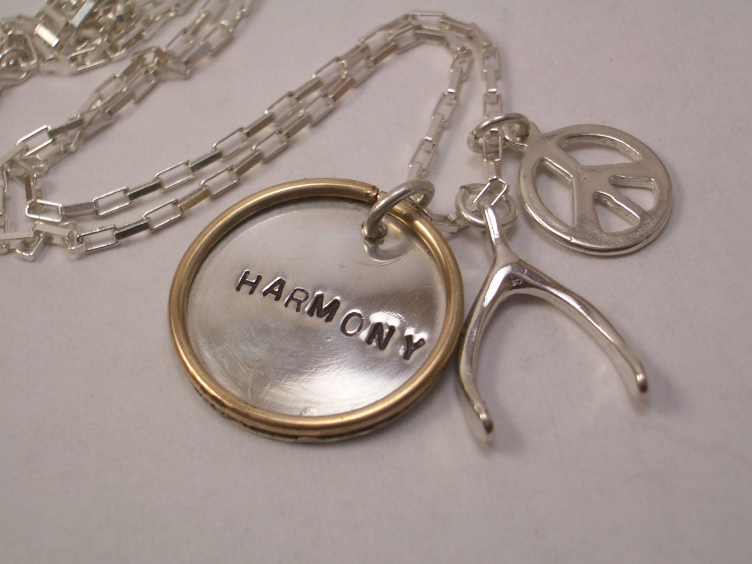 Wish for Peace and Harmony Necklace by donnaodesigns