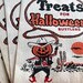 Set of 4 Vintage Halloween Treat Bags great cowboy pumpkin graphics
