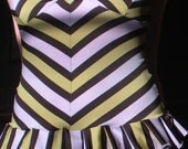 Structured Stripes Tankini