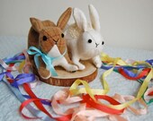SALE Rabbit Cake Topper
