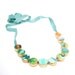 vintage paint by number necklace