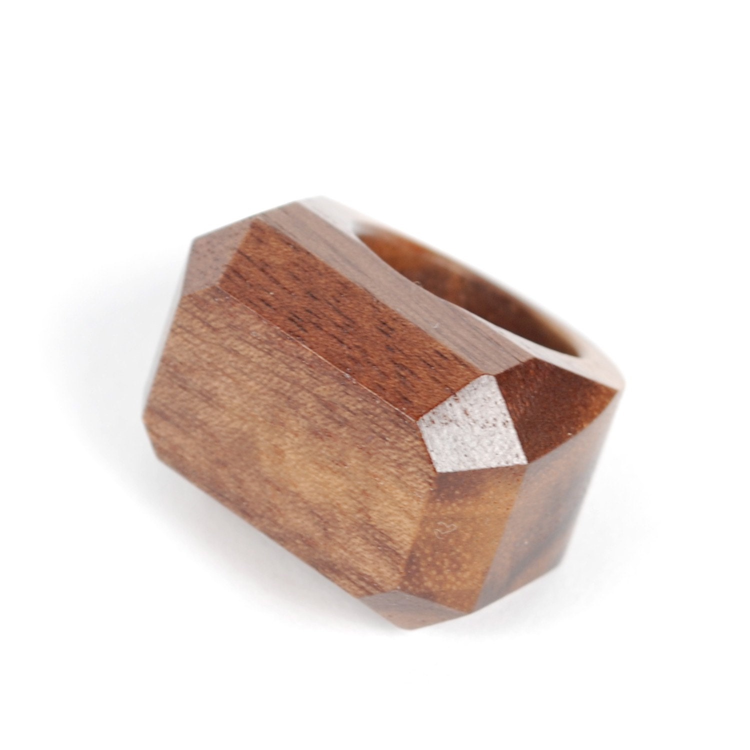 wood ring. walnut