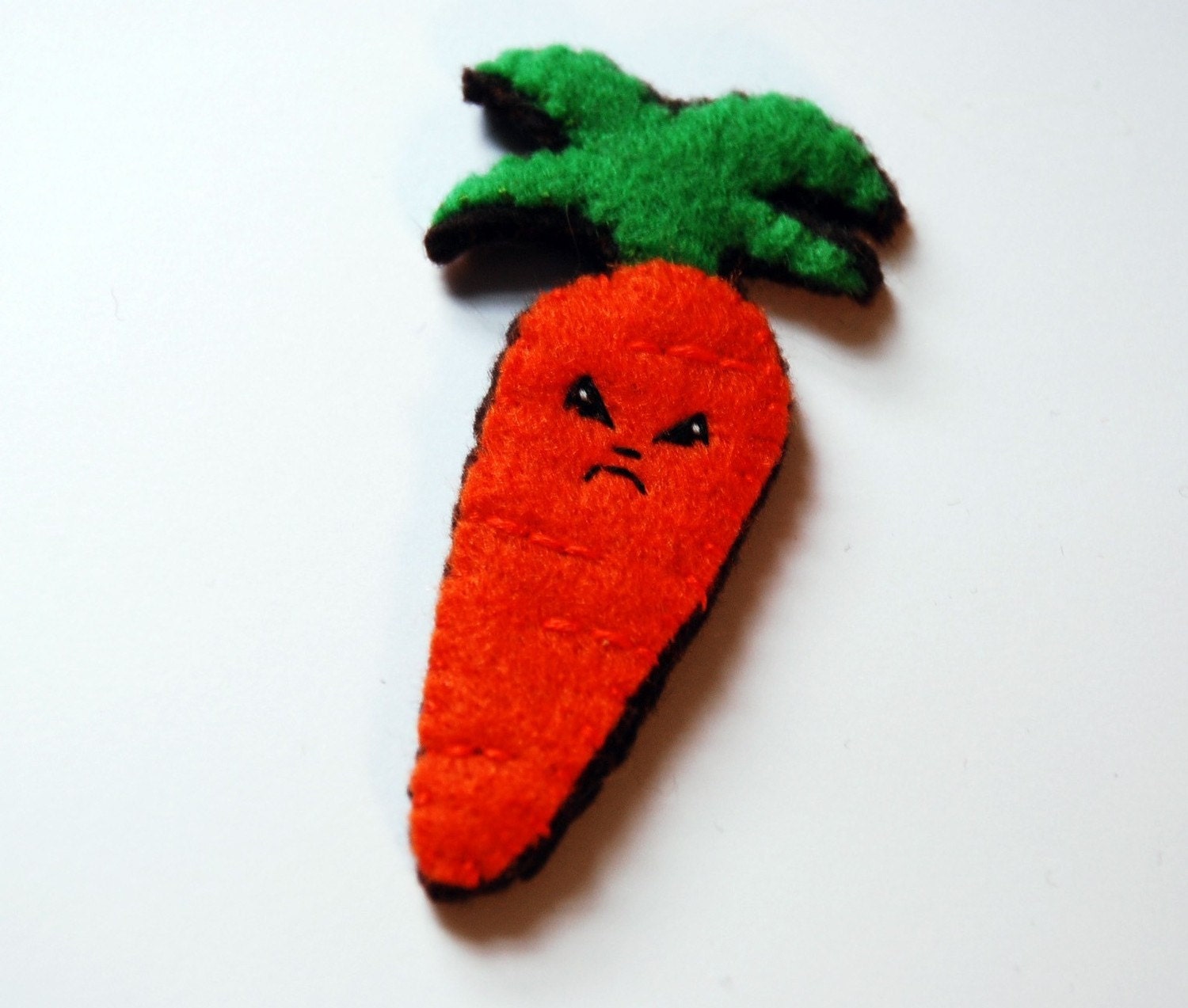 Bittersweets Angry Carrot Magnet or Brooch Pin