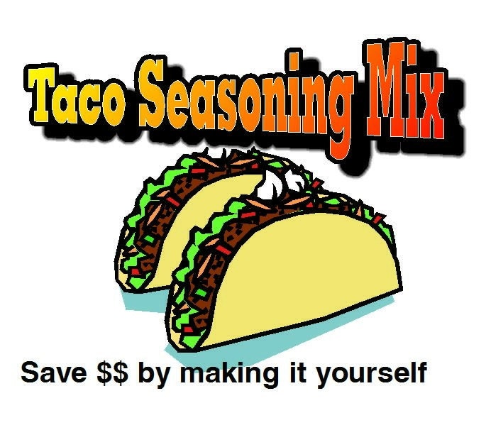 Taco Seasoning Mix RECIPE - Save money - DIY