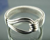 Sterling Silver loop ring Custom designer jewelry Australian Designer MSIA team jewellery