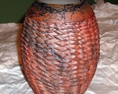 Pineapple Horsehair Feather Vase - SALE