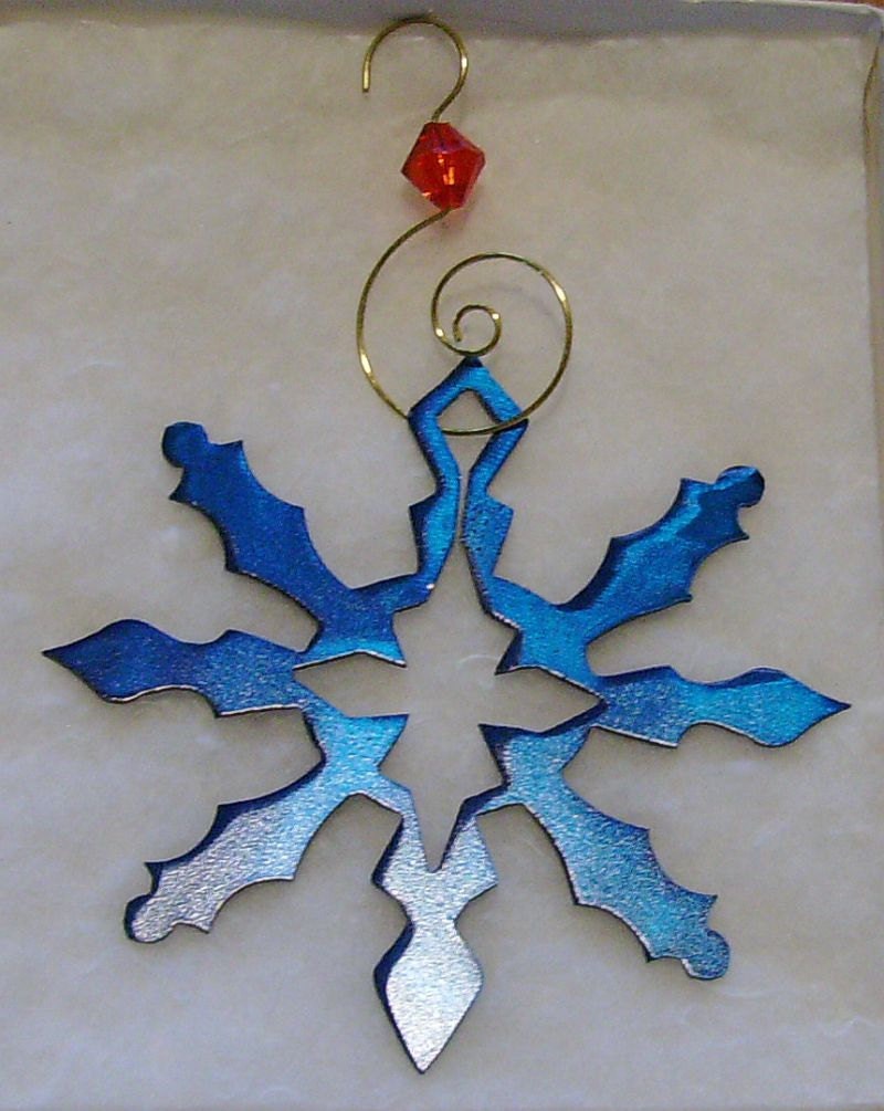 Metal Snowflake Ornament