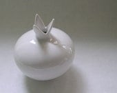 Ceramic Mini Sprout Vase in White Modern Minimalist Home Decor