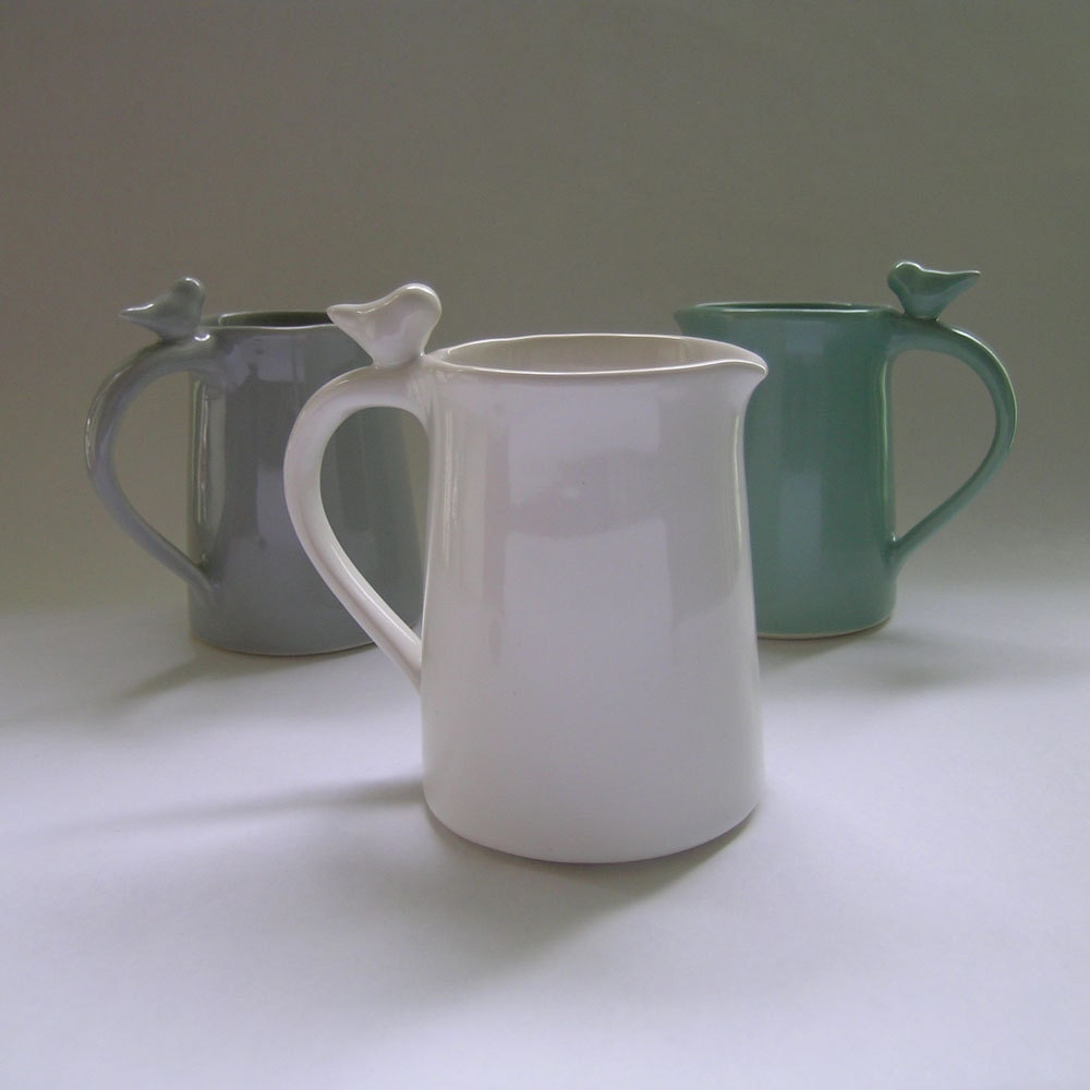 Ceramic Bird Pitcher