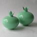 Ceramic Mini Sprout Vase in Vintage Green Modern Minimalist Home Decor