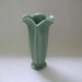 Ceramic Datura Flower Vase in Green Size Small