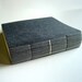 herringbone book - lime green