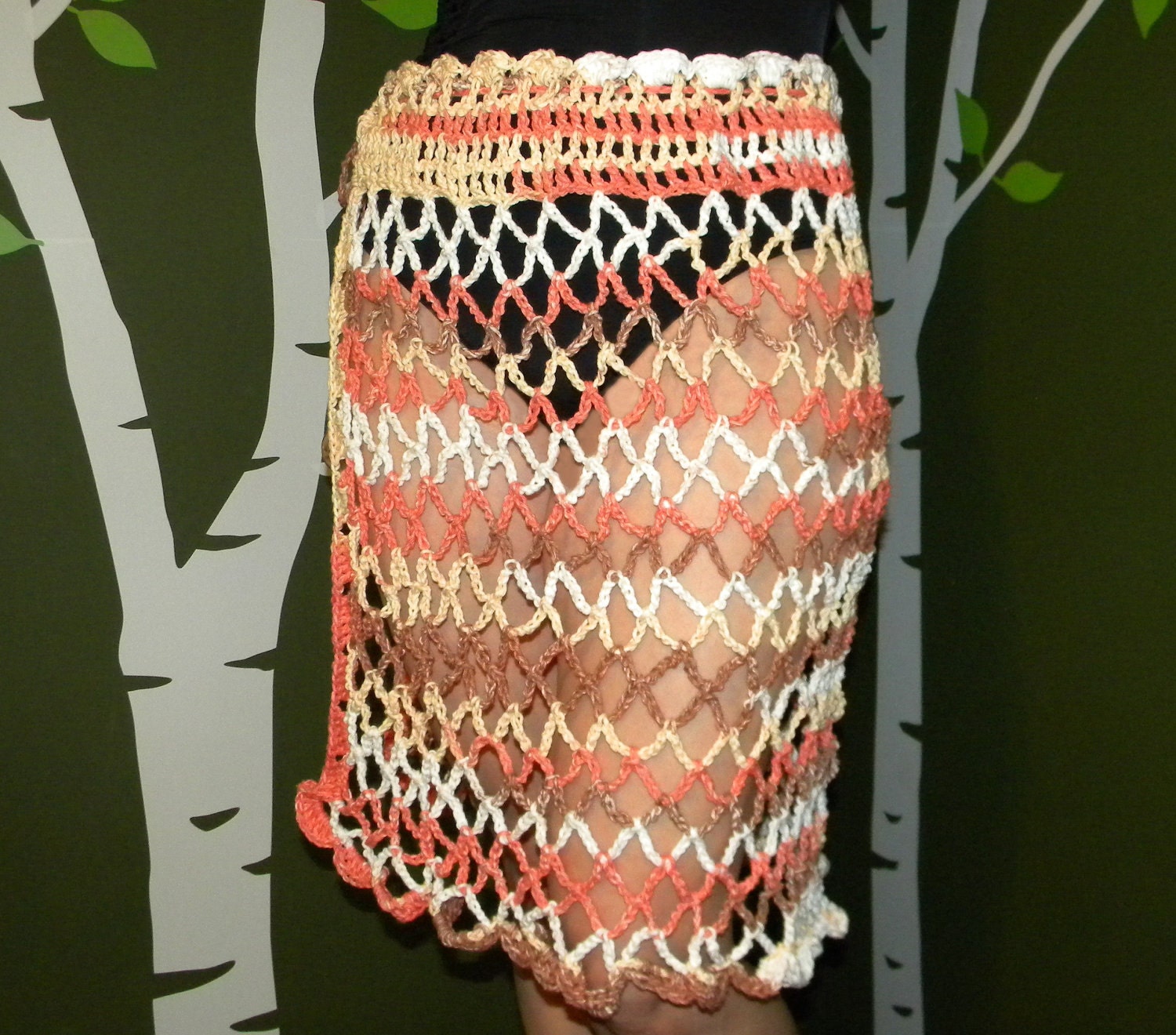 Cotton Crochet Skirt