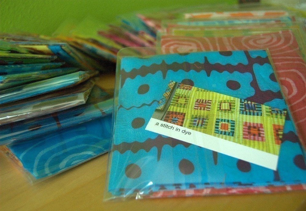 Bundle of stitch in dye fabric