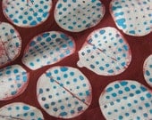 Mashed Circles Hand Dyed Fabric