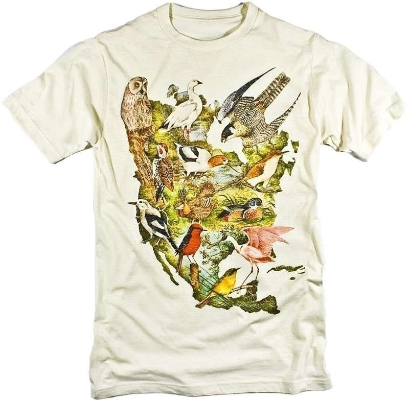 Bird Tshirt Birds of North America Collage Audubon by isotope