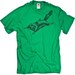 Funny Flying Squirrel Tee Vintage Animal Graphic Green T-shirt S,M,L,XL,XXL