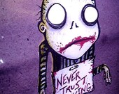 Zombie Humor Vinyl Wallet never trust the living  say the undead Agorables Clothing