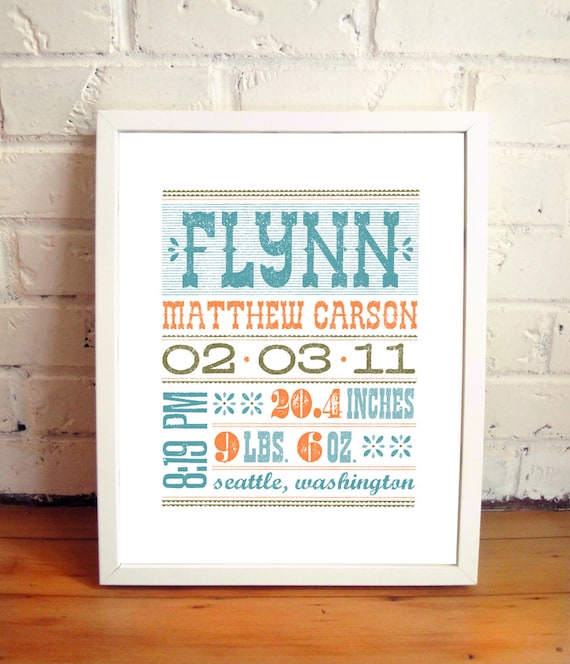 11x14 custom name print