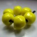 Handmade Lampwork Nugget Beads by GlassBeadArt ... Sunny Yellow ... SRA F12 ...8x8mm
