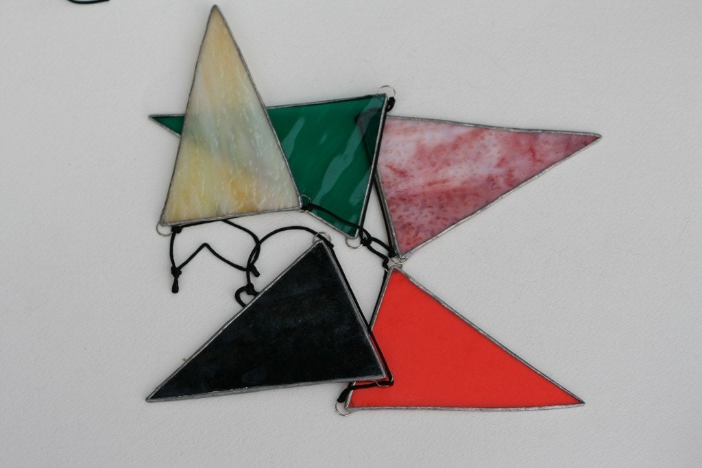 Recycled Glass Pennants