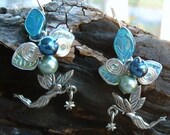 Moonlight Blue Fairy Star Bower Earrings